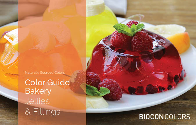 Coloring gelatin, jellies, BioconColors, natural colors, natural colours, food colouring, colouring foodstuff, natural pigments, hues